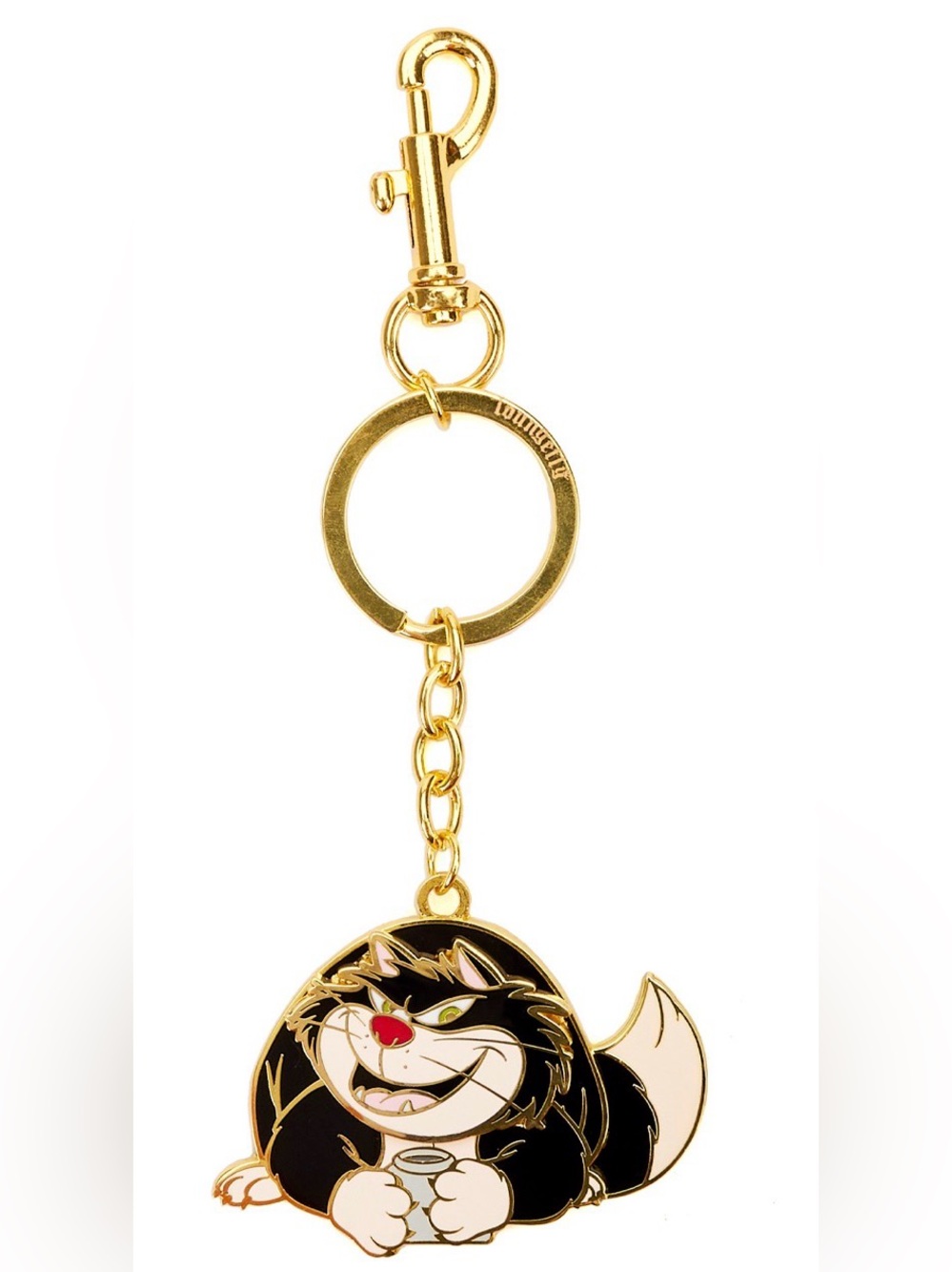 NWT Loungefly Disney Princess Cinderella Lucifer moveable Keychain